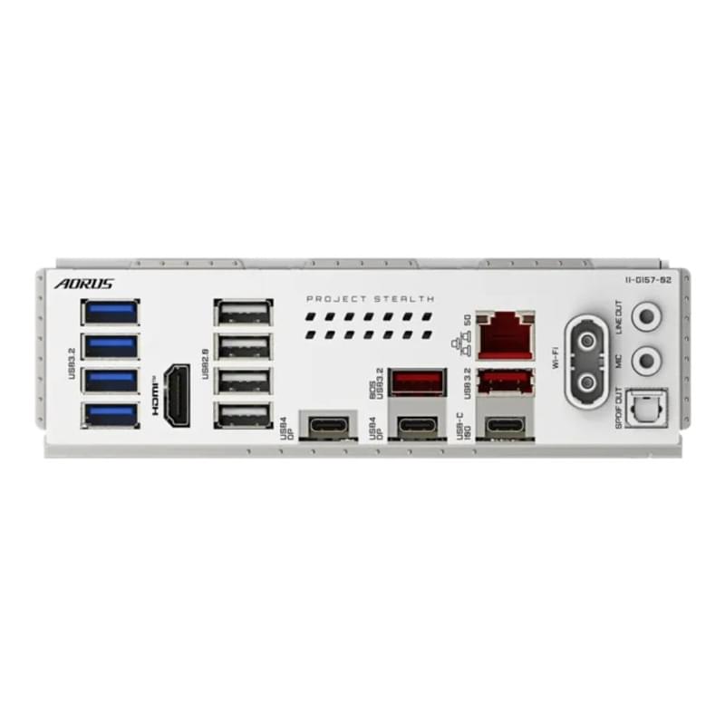 Материнская плата Gigabyte X870 A STEALTH ICE X870 AM5 4DDR5 2xPCI-Ex16 (HDMI) ATX - фото #4, Technodom.kz