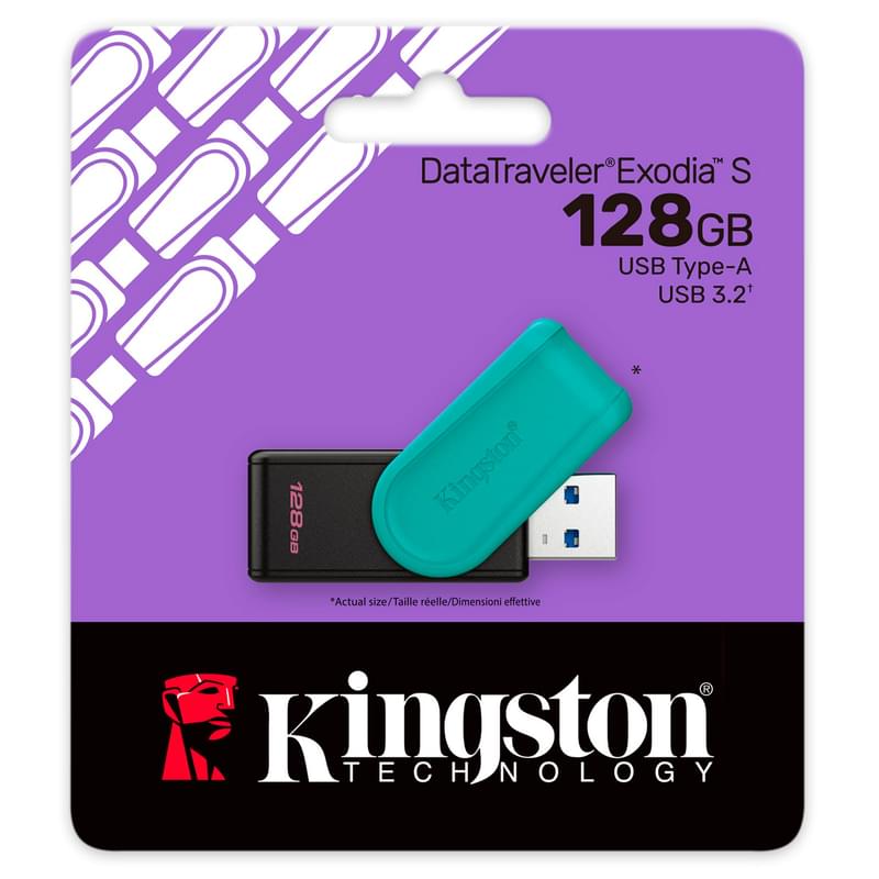USB Флешка 128GB Kingston USB3.2 Gen 1 Data Traveler Exodia S (DTXS/128GB) - фото #2, Technodom.kz USB Флешка 128GB Kingston USB3.2 Gen 1 Data Traveler Exodia S (DTXS/128GB) - фото #2, Technodom.kz