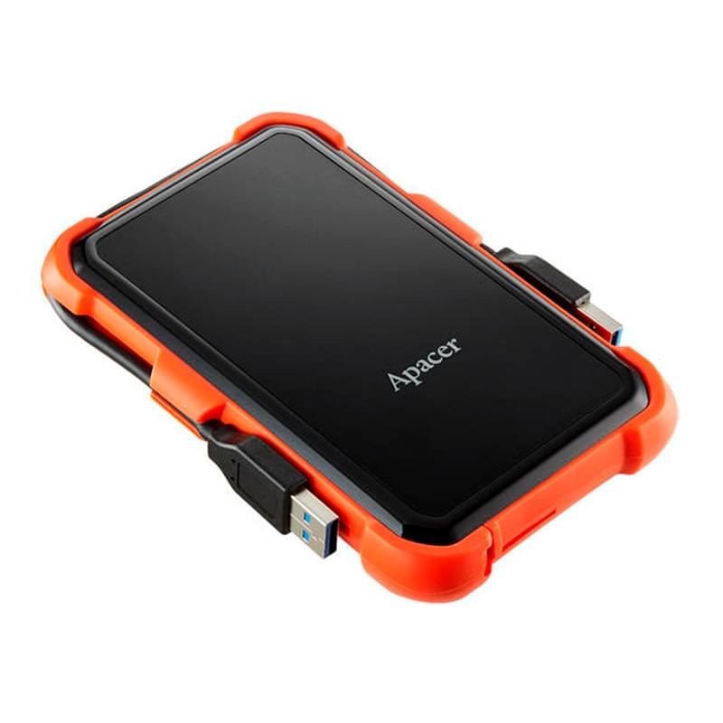 Внешний HDD 2TB 2.5" Apacer USB 3.1 Оранжевый (AP2TBAC630T-1) - фото #2, Technodom.kz