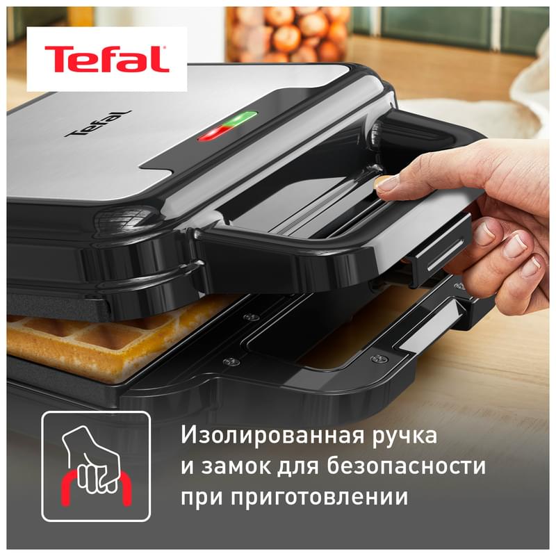 Вафельница Tefal SW-383D10 - фото #5, Technodom.kz