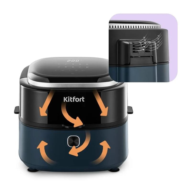 Kitfort КТ-2294 аэрогрилі - фото #5, Technodom.kz