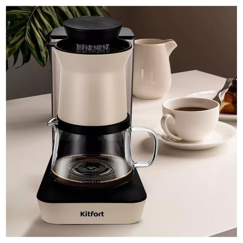 Кофеварка Kitfort КТ-7190 - фото #1, Technodom.kz Кофеварка Kitfort КТ-7190 - фото #1, Technodom.kz
