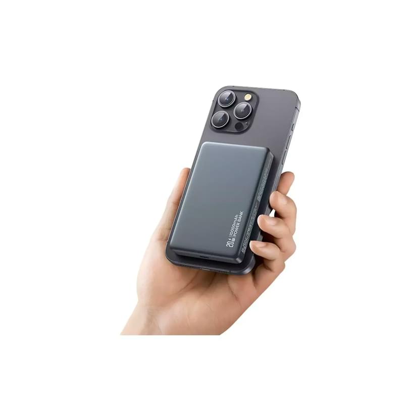 USAMS портативті зарядтағыш 10000 mAh, Dark Gray (10KCD24201) - фото #0, Technodom.kz