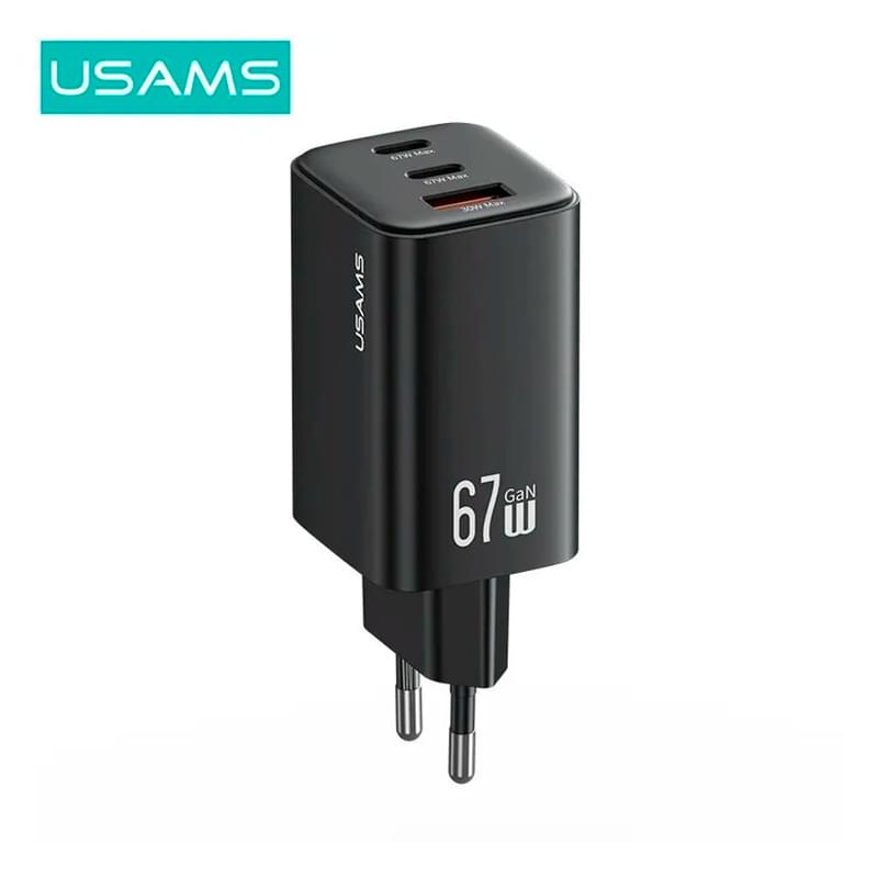 Адаптер питания USAMS USB-С 67W, Black (CC265TC01) - фото #0, Technodom.kz