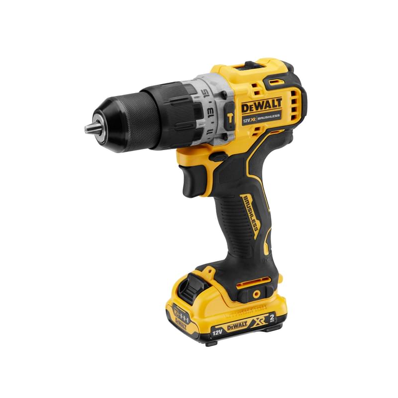 Дрель-шуруповерт аккумуляторная DeWALT DCD706D2 - фото #0, Technodom.kz
