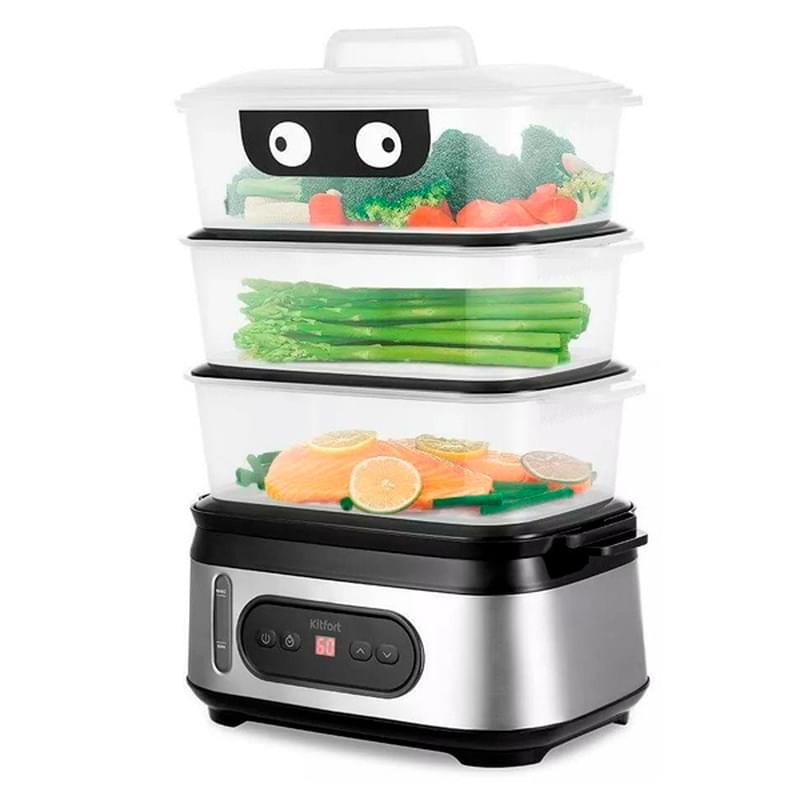 Пароварка Kitfort КТ-4082 - фото #0, Technodom.kz