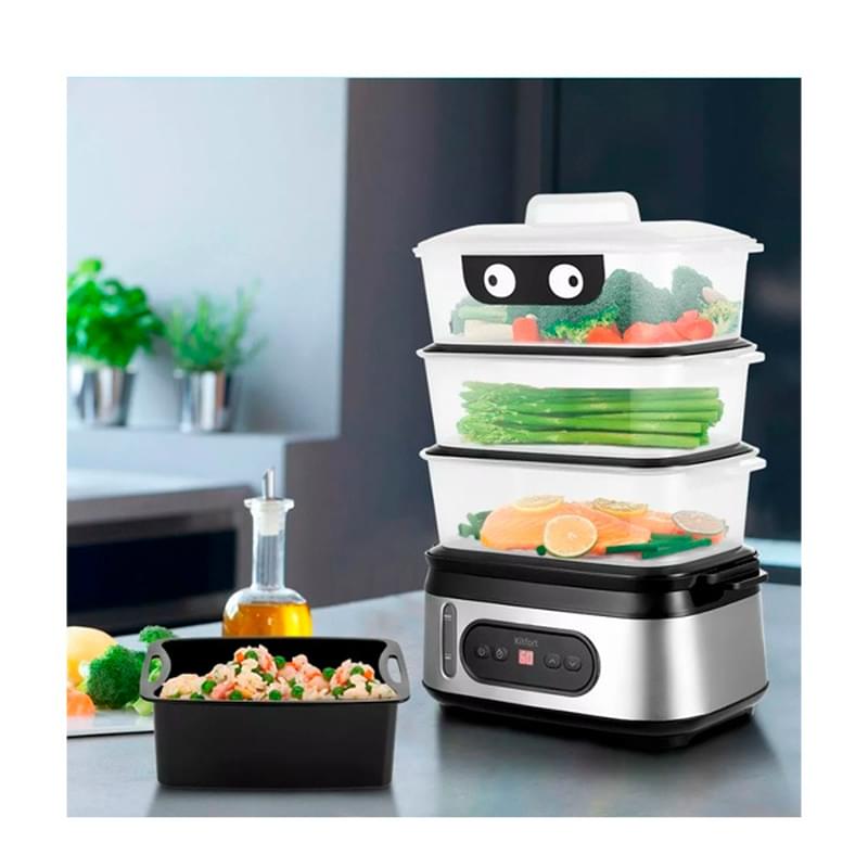 Пароварка Kitfort КТ-4082 - фото #5, Technodom.kz