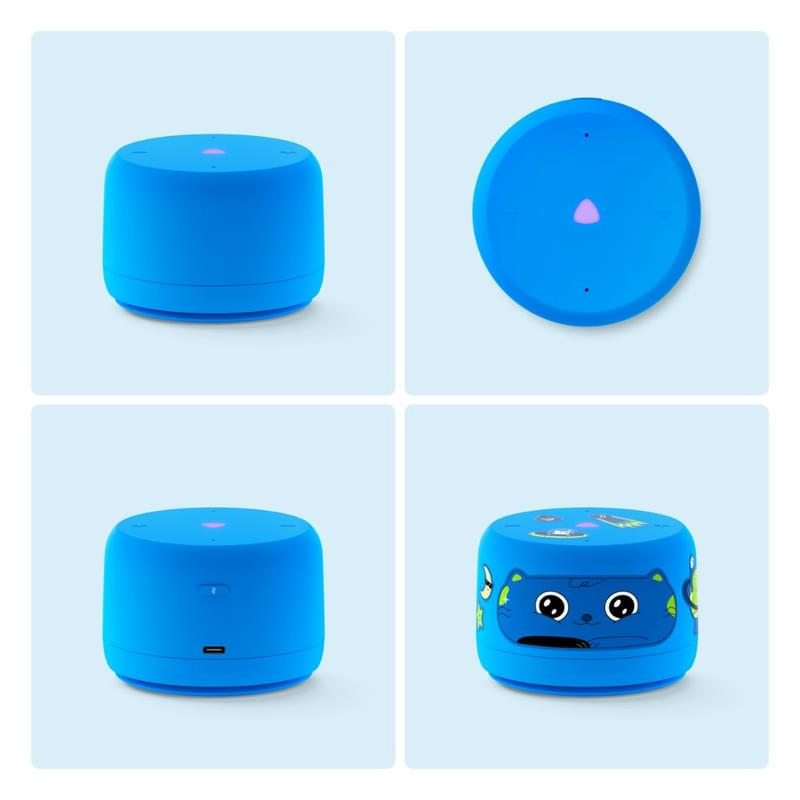 Яндекс Станция Лайт 2 с Алисой без часов, 6Вт, Синий - фото #3, Technodom.kz