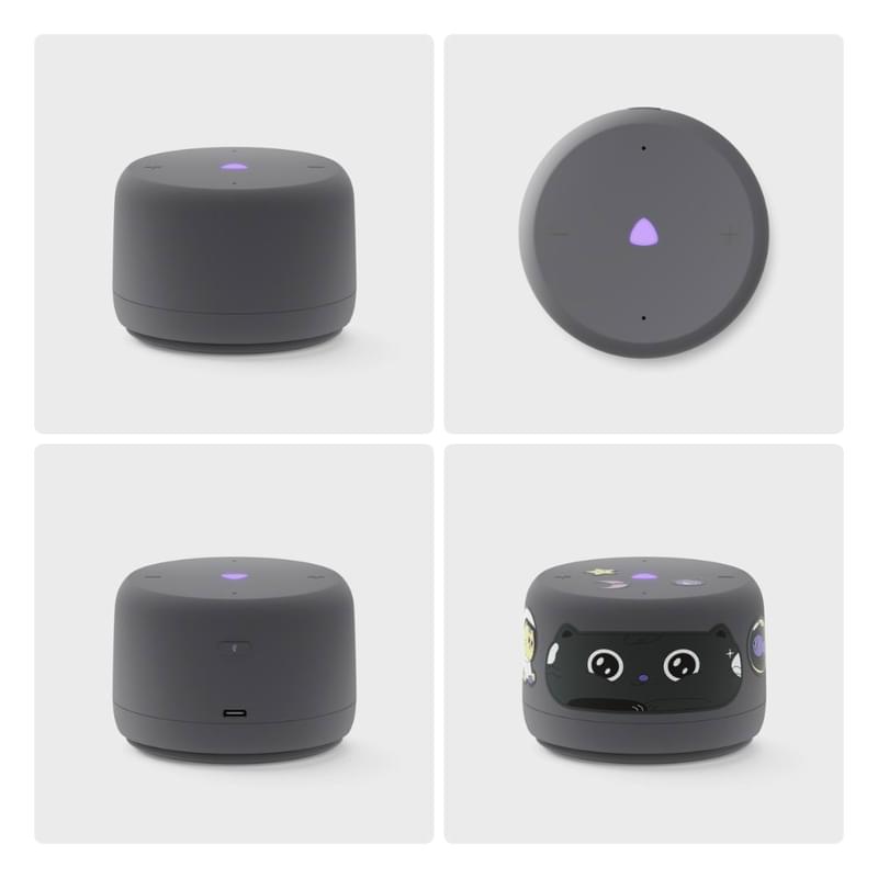 Яндекс Станция Лайт 2 с Алисой без часов, 6Вт, Графит - фото #3, Technodom.kz Яндекс Станция Лайт 2 с Алисой без часов, 6Вт, Графит - фото #3, Technodom.kz