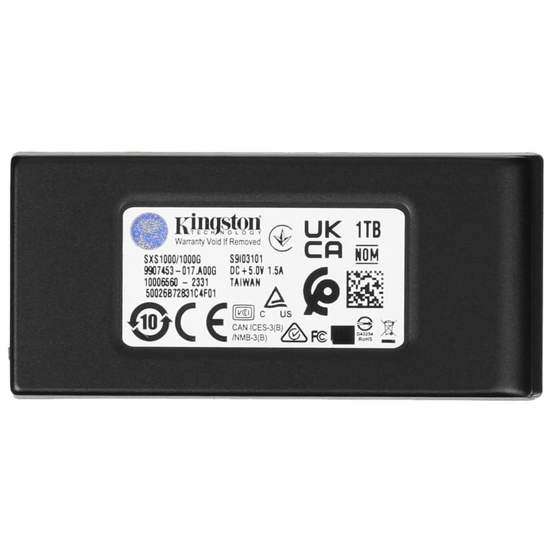 Внешний SSD 1TB USB-A 3.2 Kingston (SXS1000/1000GA) - фото #1, Technodom.kz