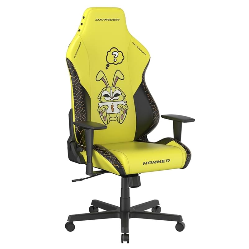 Игровое компьютерное кресло DXRacer Hammer series, Yellow (GC/LHE23LTA/DINORABBIT) - фото #0, Technodom.kz