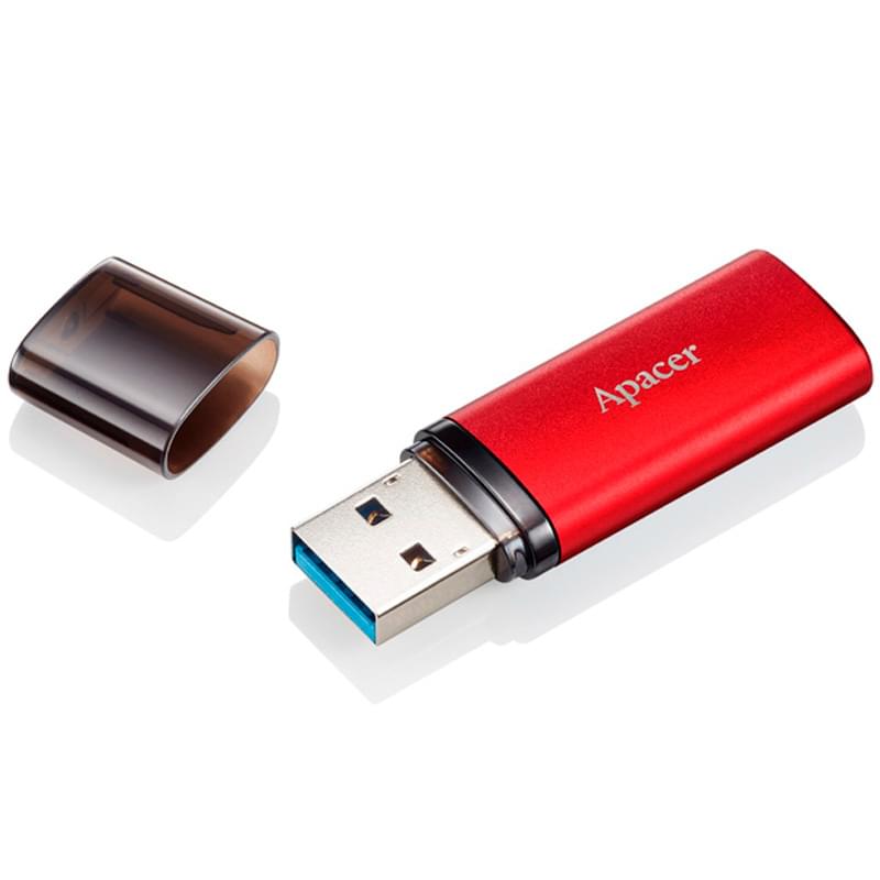 USB-накопитель 128GB Apacer AH25B, 3.1, Red (AP128GAH25BR-1) - фото #1, Technodom.kz