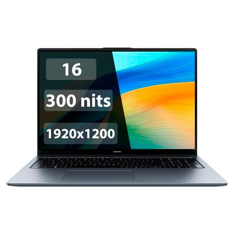 Ноутбук Huawei MateBook D16 / Ci5 13420H / 16ГБ / 1000SSD / DOS / (MitchellG-W5611/DOS) - фото #0, Technodom.kz Ноутбук Huawei MateBook D16 / Ci5 13420H / 16ГБ / 1000SSD / DOS / (MitchellG-W5611/DOS) - фото #0, Technodom.kz