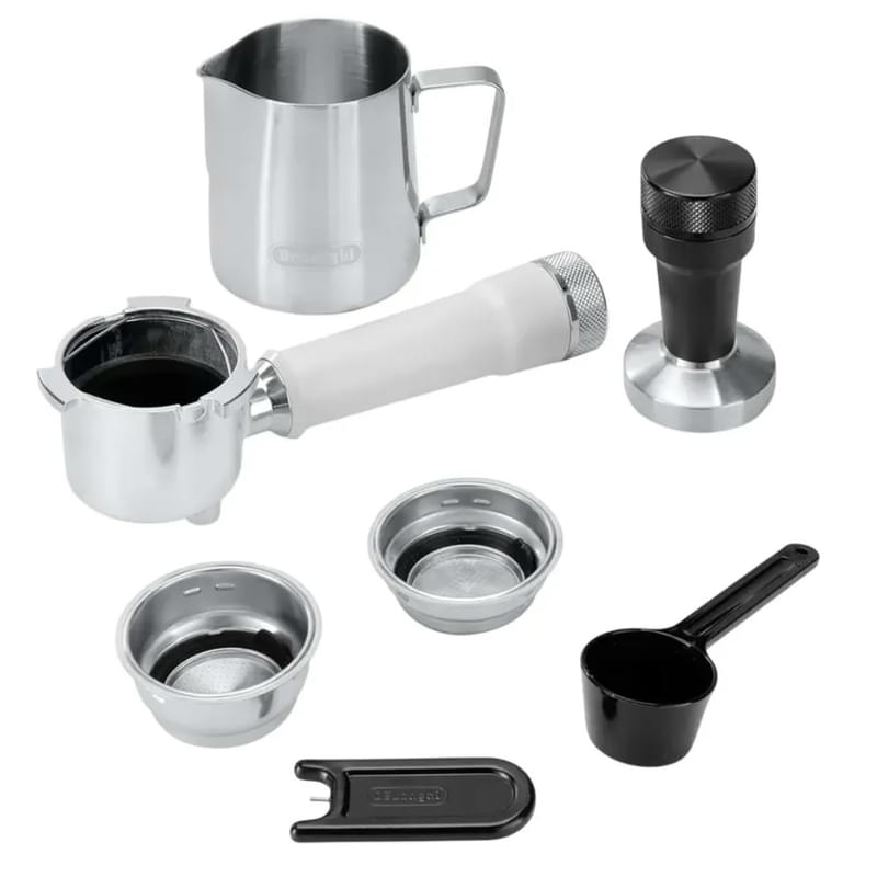 Кофеварка рожковая Delonghi EC-890.WI - фото #6, Technodom.kz