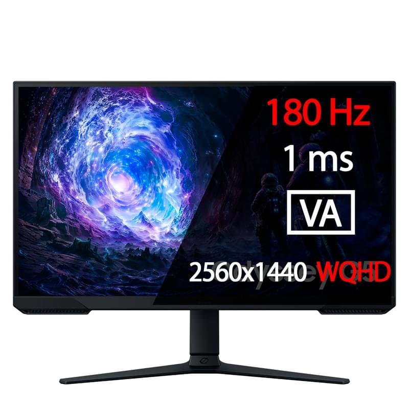 Монитор Игровой 32" Samsung Odyssey G5 LS32FG512EIXCI 2560x1440 16:9 VA 180ГЦ (2HDMI+DP) Black - фото #0, Technodom.kz