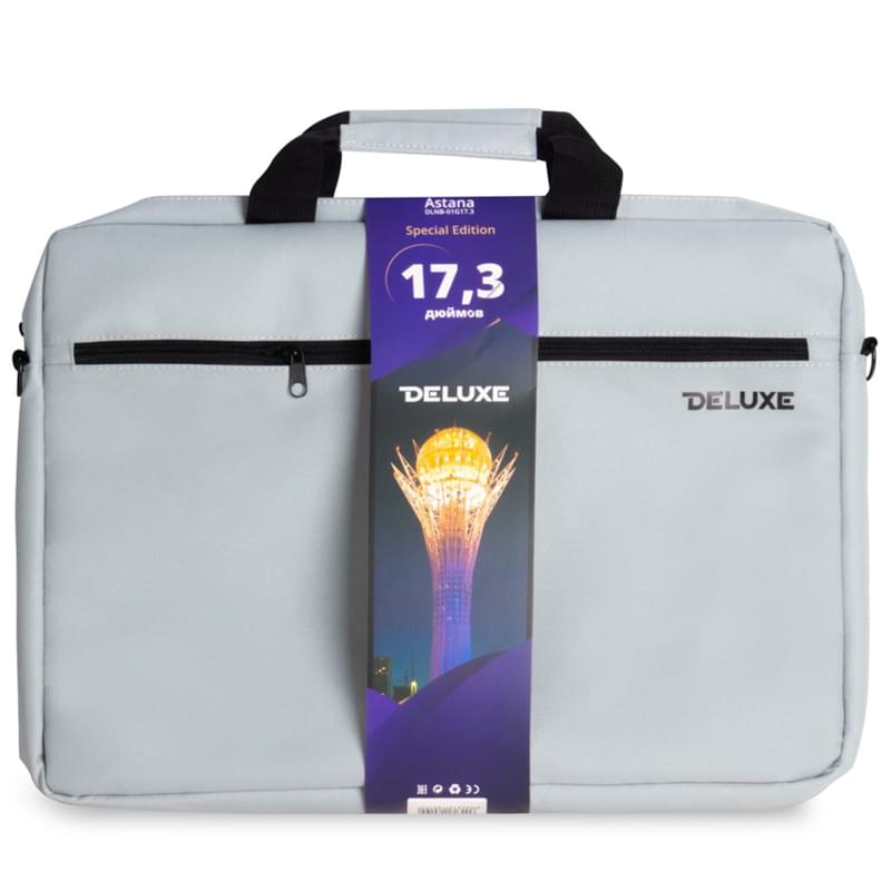 Сумка для ноутбука Deluxe Astana 17.3" (DLNB-01G17.3) - фото #0, Technodom.kz
