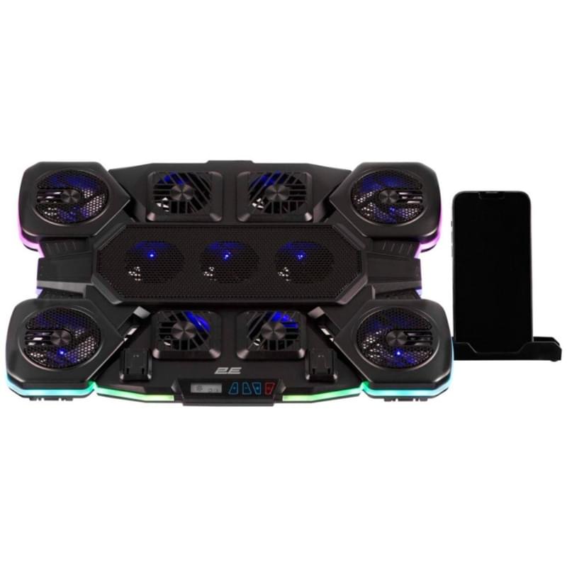Охлаждающая подставка для ноутбука 2E GAMING CPG-011 до 17,3, черный - фото #3, Technodom.kz Охлаждающая подставка для ноутбука 2E GAMING CPG-011 до 17,3, черный - фото #3, Technodom.kz