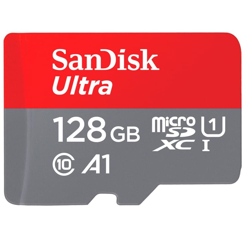 Карта памяти MicroSDXC 128GB Class 10 UHS-I SanDisk (SDSQUAB-128G-GN6MA) - фото #0, Technodom.kz