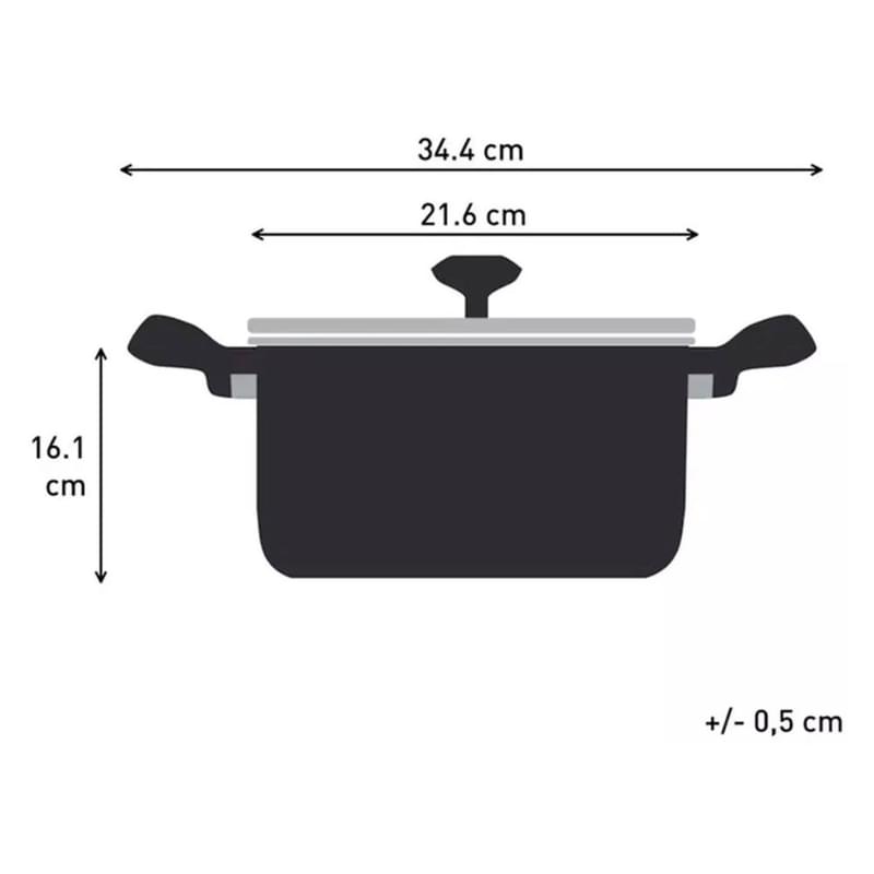 Кәстрөл 20см Confidence Tefal G7644474 - фото #4, Technodom.kz