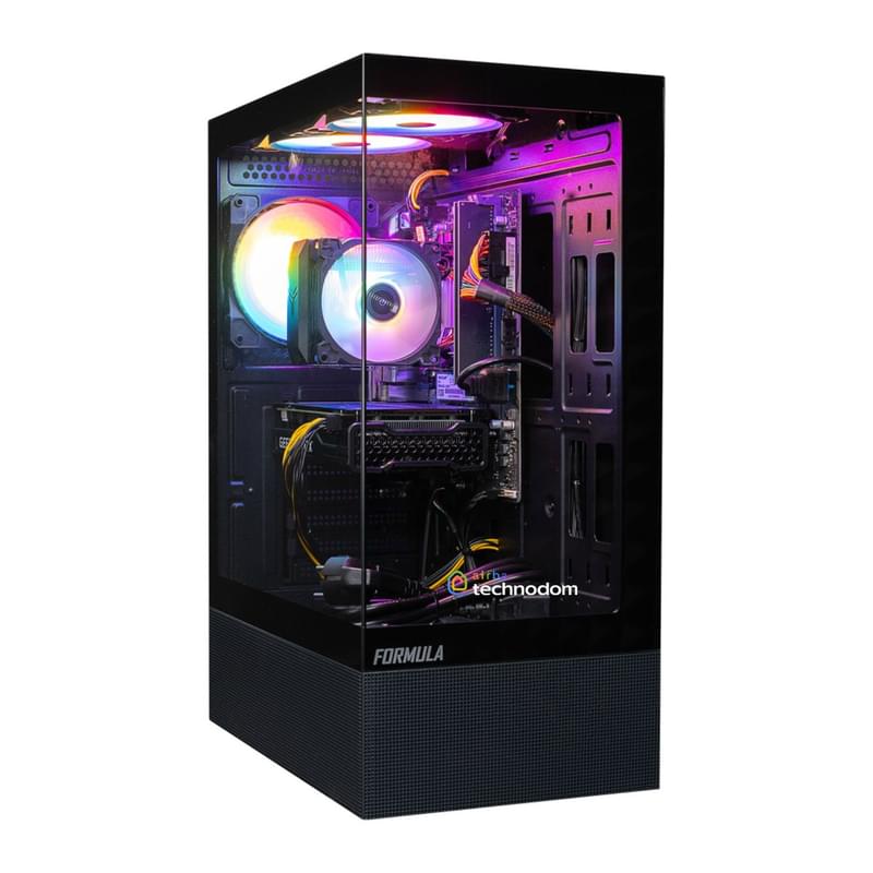 Компьютер Neo Game 80 (Ci3 12100F/RTX 3050 8GB/16 GB/SSD 512 GB/H610M/Formula V Crystal Z1+) - фото #0, Technodom.kz