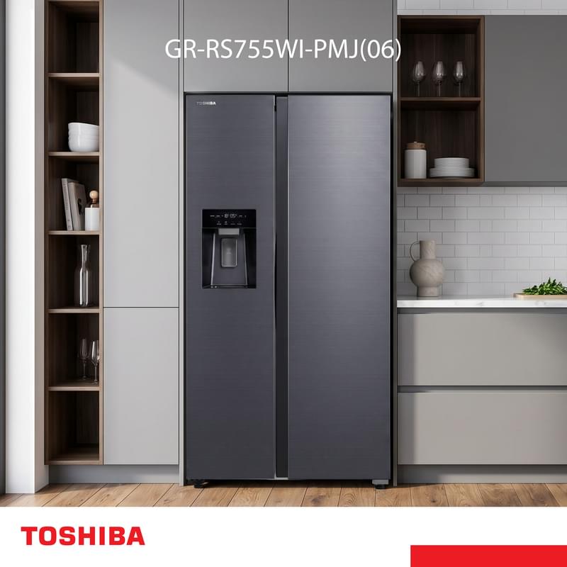 Холодильник Toshiba GR-RS755WI-PMJ(05) - фото #1, Technodom.kz Холодильник Toshiba GR-RS755WI-PMJ(05) - фото #1, Technodom.kz