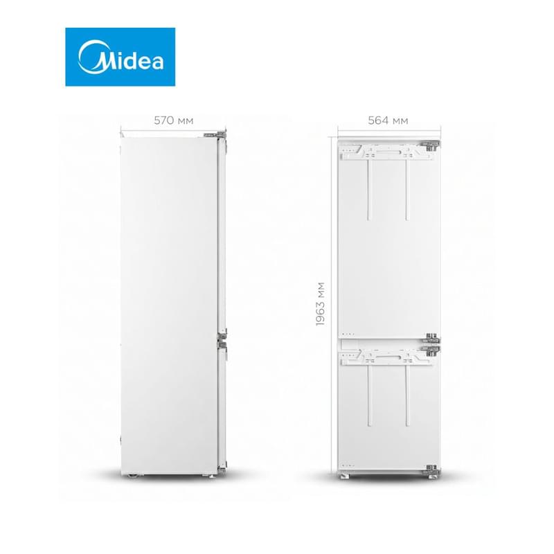 Встраиваемый холодильник Midea MDRE414FGE01 - фото #4, Technodom.kz