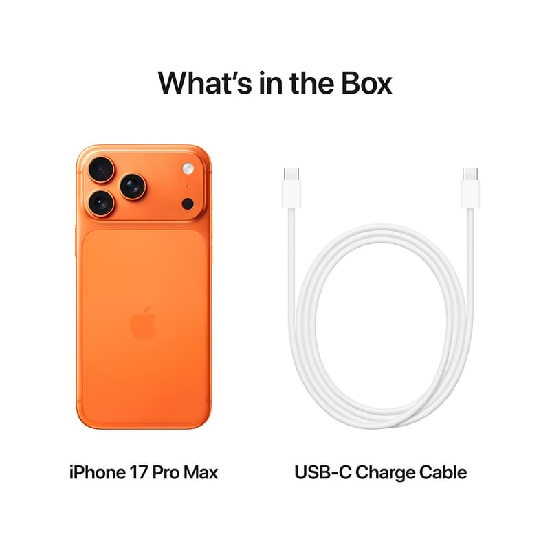 Смартфон Apple iPhone 17 Pro Max 12/1TB/6.9/48 Cosmic Orange - фото #5, Technodom.kz
