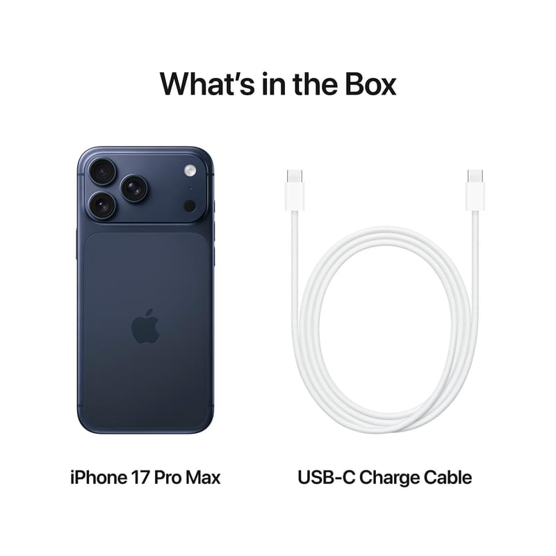Смартфон GSM Apple iPhone 17 Pro Max 12/2TB/6.9/48 Deep Blue - фото #5, Technodom.kz