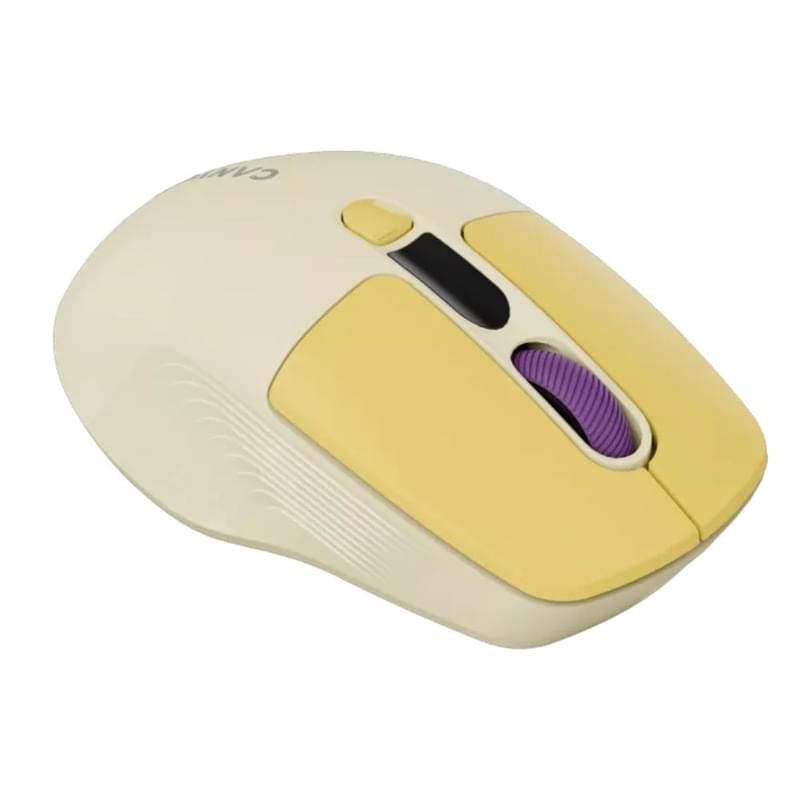 Беспроводная мышь Canyon OnClick 26, желтый - фото #8, Technodom.kz