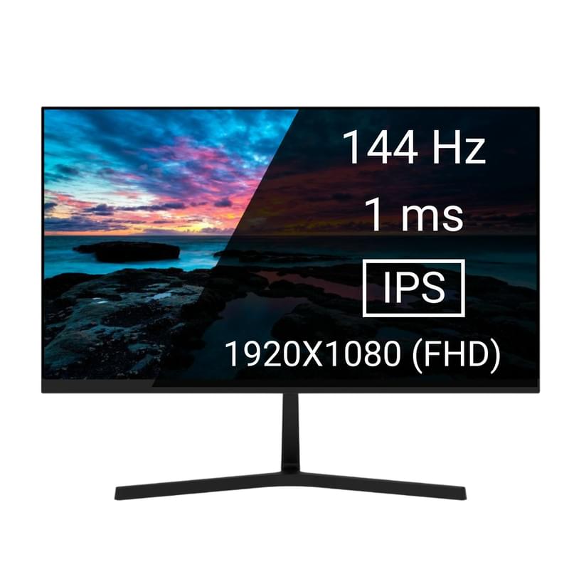 Монитор 24'' Neo SO24FIW14NB 1920×1080 16:9 IPS 144ГЦ (HDMI+VGA) Black - фото #0, Technodom.kz