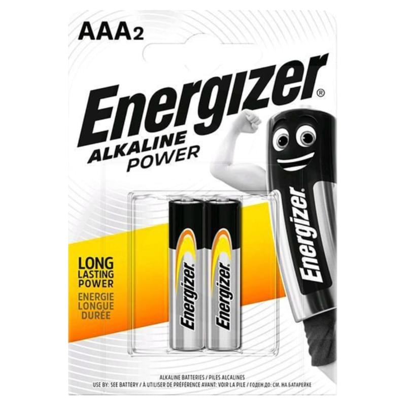 Батарейка Energizer AAA 2шт Alk Power (ER 7638900297317) - фото #0, Technodom.kz