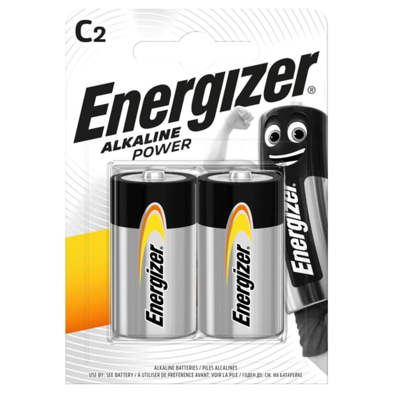 Батарейка Energizer C 2шт Alk Power (ER 7638900297324) - фото #0, Technodom.kz