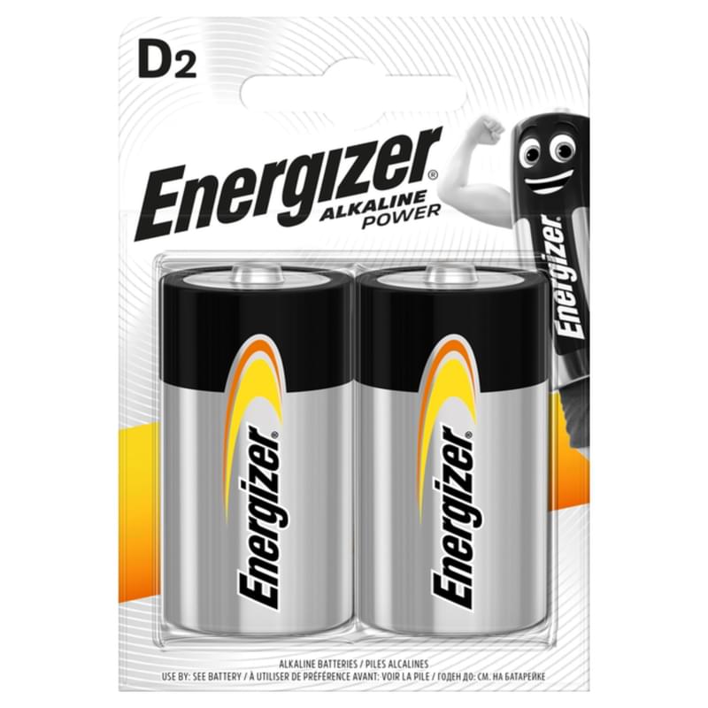 Energizer D Alk Power (ER 7638900297331) Батареясы 2 дн - фото #0, Technodom.kz