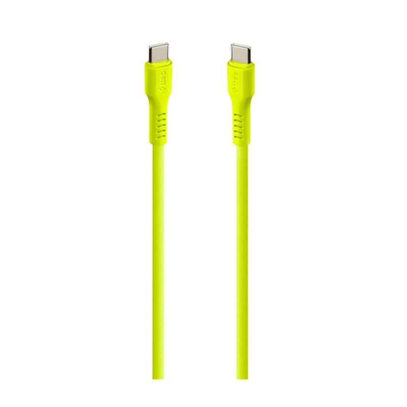 Кабель ttec USB-C - USB-C 60ВТ PD/QC Fast Charge Cable 1.2 м Yellow Neon (2DK59NS) - фото #0, Technodom.kz