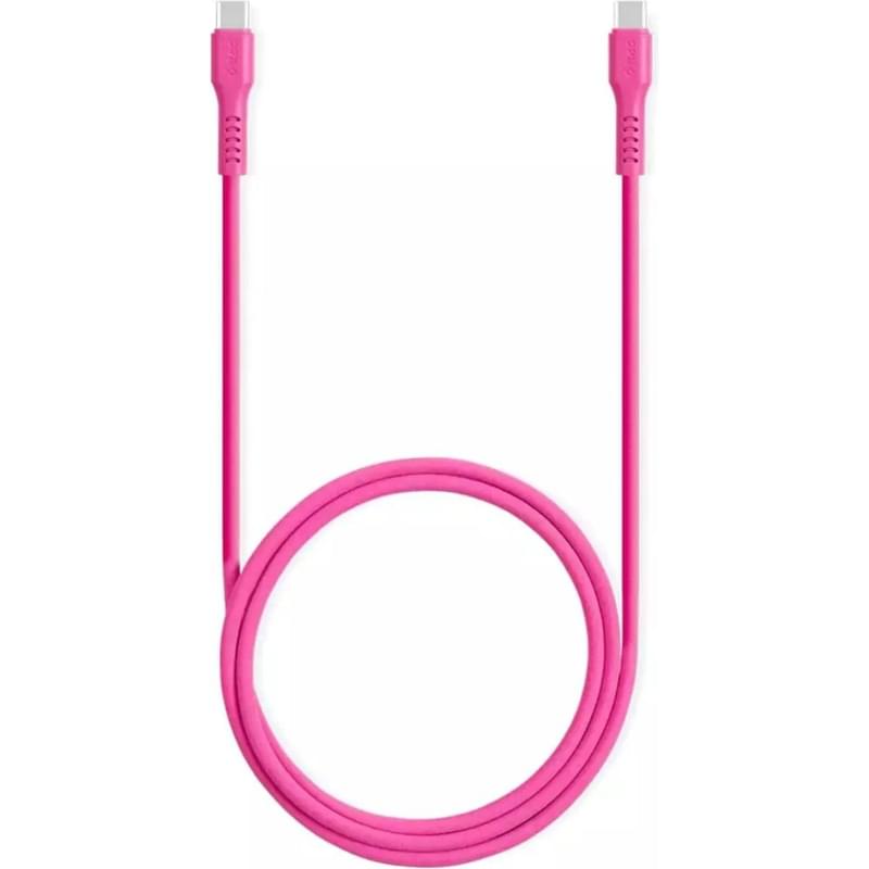 Ttec кабелі USB-C - USB-C 60ВТ PD/QC Fast Charge Cable 1.2 м Pink Neon (2DK59NP) - фото #1, Technodom.kz