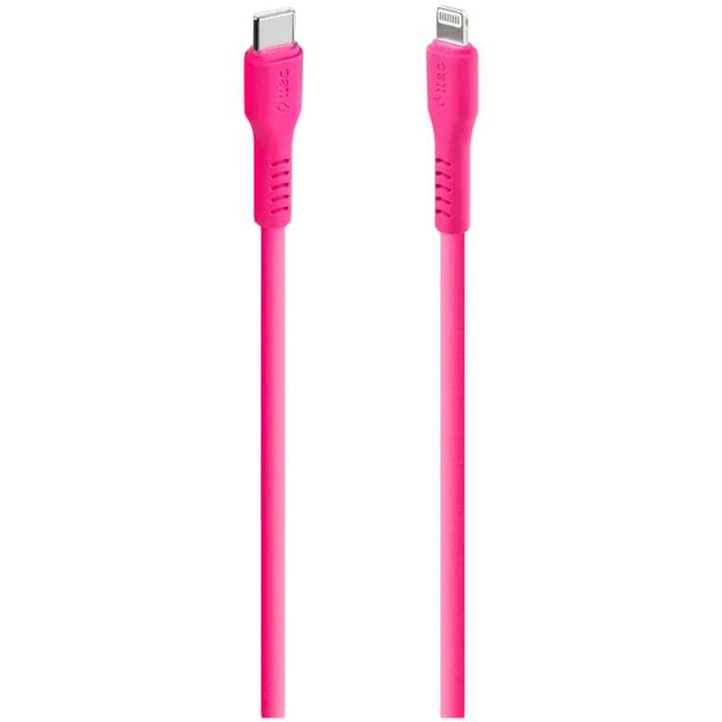 Кабель ttec USB-C - Lighting 60ВТ PD/QC Fast Charge 1.2 м Pink Neon (2DK60NP) - фото #0, Technodom.kz