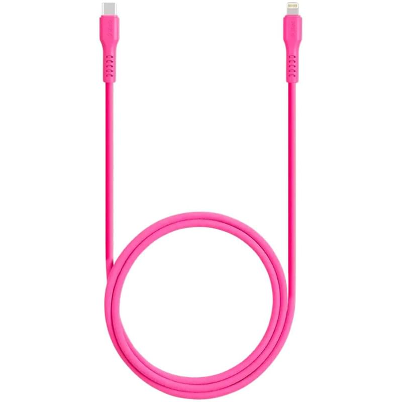 Кабель ttec USB-C - Lighting 60ВТ PD/QC Fast Charge 1.2 м Pink Neon (2DK60NP) - фото #1, Technodom.kz