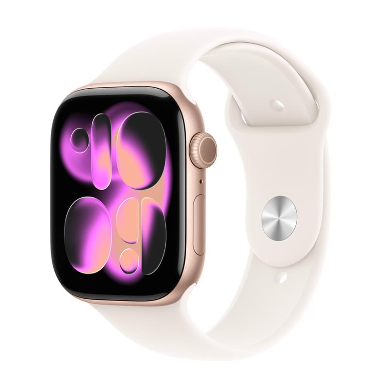 Смарт Часы Apple Watch Series 11 GPS 46mm Rose Gold Aluminium Case with Light Blush Sport Band - M/L - фото #0, Technodom.kz