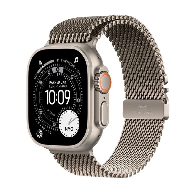 Смарт Часы Apple Watch Ultra 3 GPS + Cellular 49mm Natural Titanium Case with Natural Titanium Milan - фото #0, Technodom.kz Смарт Часы Apple Watch Ultra 3 GPS + Cellular 49mm Natural Titanium Case with Natural Titanium Milan - фото #0, Technodom.kz
