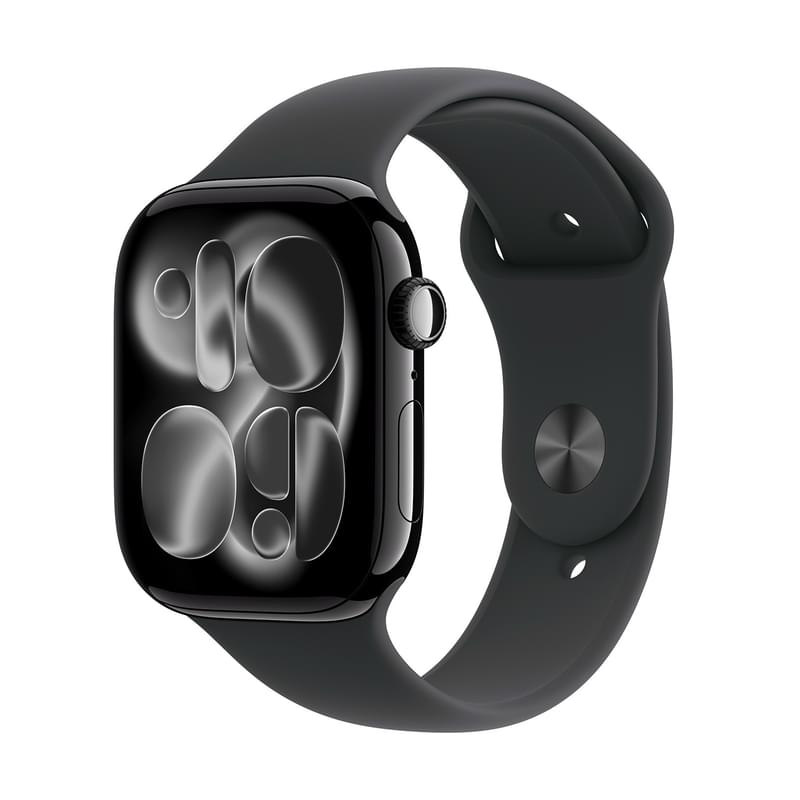 Смарт Часы Apple Watch Series 11 GPS 42mm Jet Black Aluminium Case with Black Sport Band - M/L (MEQU4RK/A) - фото #0, Technodom.kz Смарт Часы Apple Watch Series 11 GPS 42mm Jet Black Aluminium Case with Black Sport Band - M/L (MEQU4RK/A) - фото #0, Technodom.kz