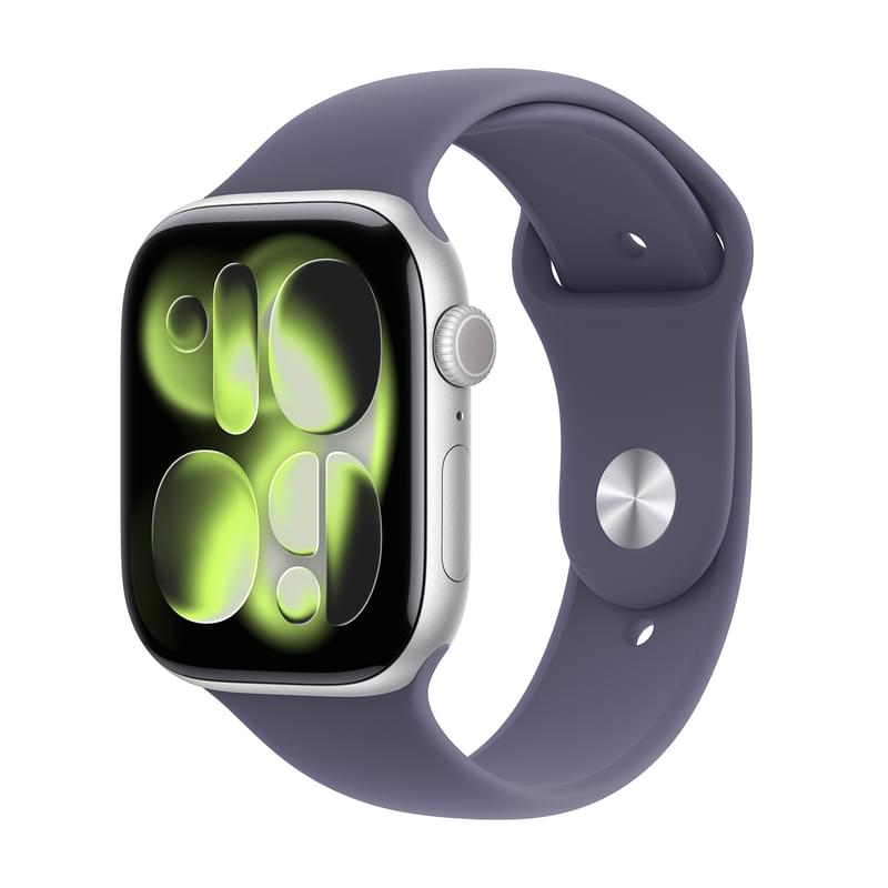 Apple Watch Series 11 Смарт сағаты GPS 42mm Silver Aluminium Case with Purple Fog Sport Band - M/L (MEU74RK/A) - фото #0, Technodom.kz Apple Watch Series 11 Смарт сағаты GPS 42mm Silver Aluminium Case with Purple Fog Sport Band - M/L (MEU74RK/A) - фото #0, Technodom.kz
