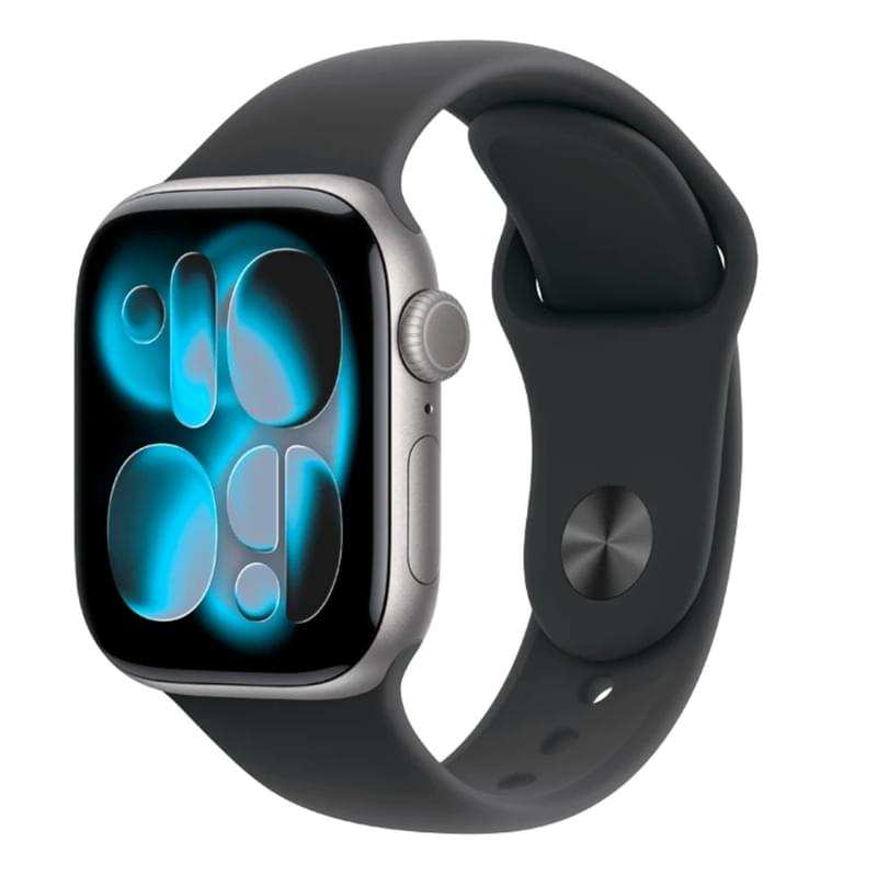 Смарт Часы Apple Watch Series 11 GPS 42mm Space Grey Aluminium Case with Black Sport Band - M/L (MEQX4RK/A) - фото #0, Technodom.kz