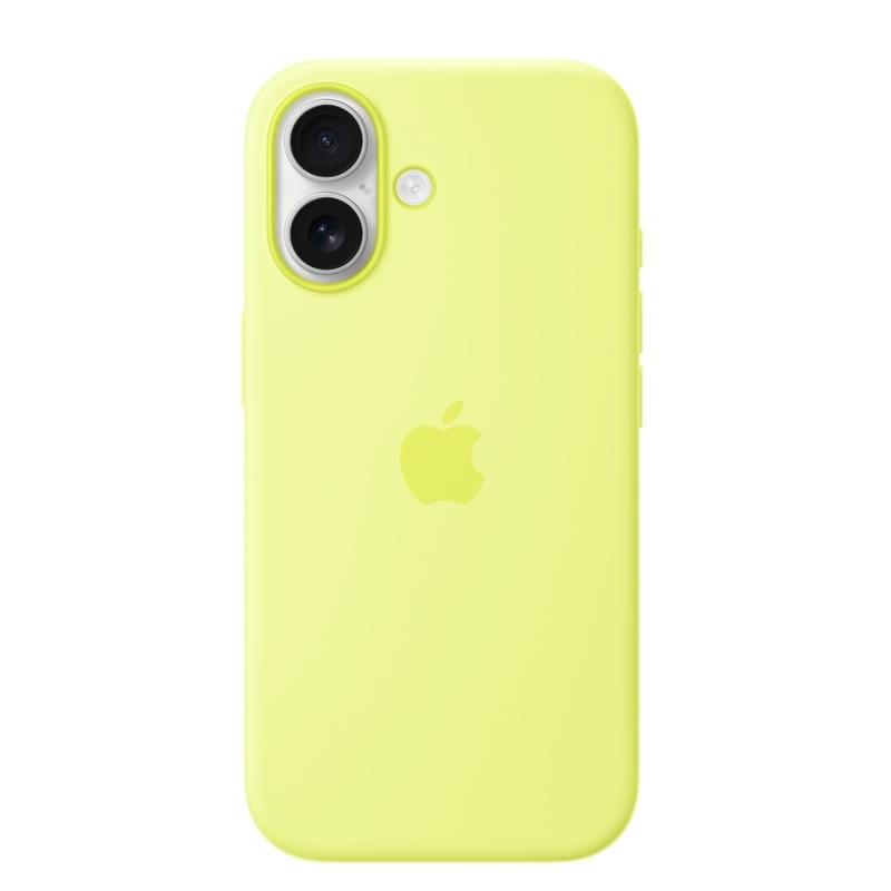 IPhone 17 Silicone Case with MagSafe - Neon Yellow (MGEV4ZM/A) арналған тысқабы - фото #0, Technodom.kz