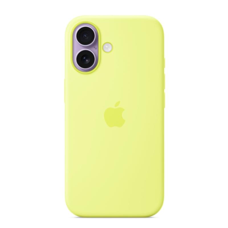 IPhone 17 Silicone Case with MagSafe - Neon Yellow (MGEV4ZM/A) арналған тысқабы - фото #1, Technodom.kz