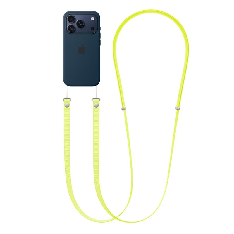 Ремешок для смартфона Apple Crossbody Strap - Neon Yellow (MGGE4ZM/A) - фото #1, Technodom.kz