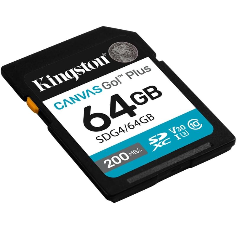 Карта памяти SD 128GB Kingston Canvas Go, Class 10 (SDG4/128GB) - фото #1, Technodom.kz