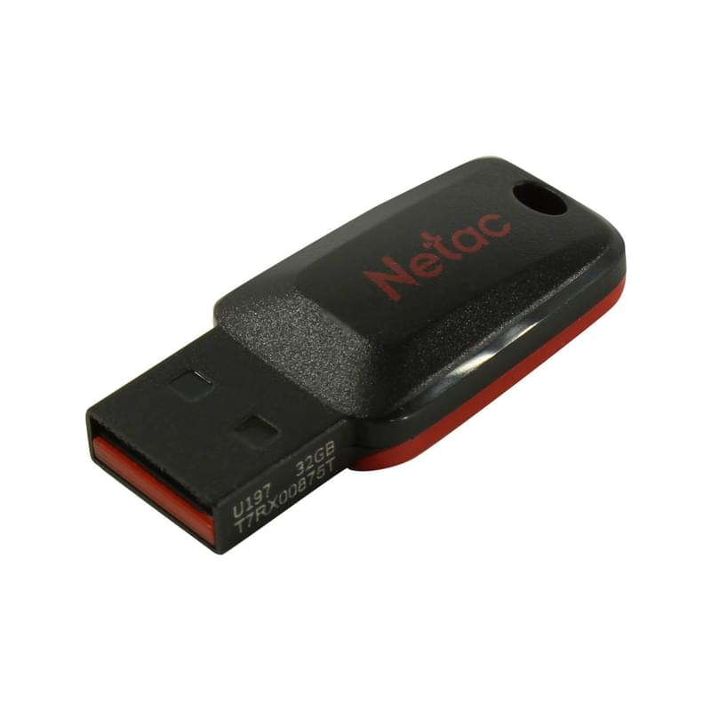 USB Флешка 32GB Netac U197N USB 2.0 Black (NT03U197N-032G-20BK) - фото #0, Technodom.kz