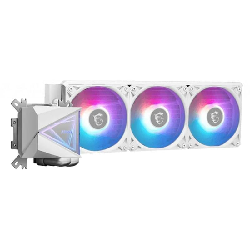 Система жидкостного охлаждения для CPU MSI MAG CORELIQUID I360 WHITE ARGB White - фото #0, Technodom.kz Система жидкостного охлаждения для CPU MSI MAG CORELIQUID I360 WHITE ARGB White - фото #0, Technodom.kz