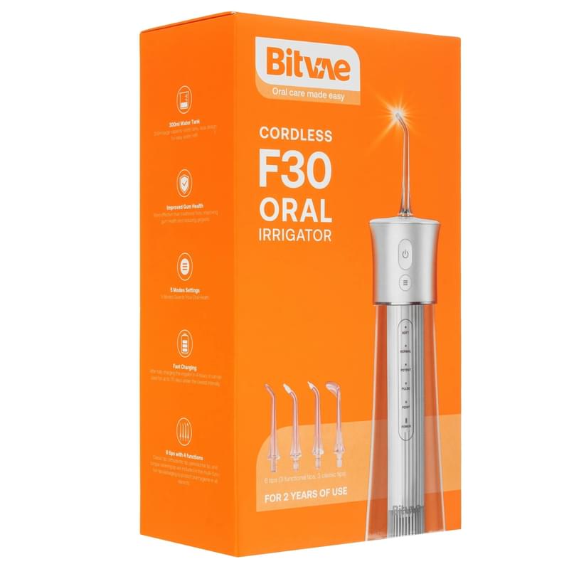 Ирригатор Bitvae BV F30 Water Flosser, ақ - фото #2, Technodom.kz
