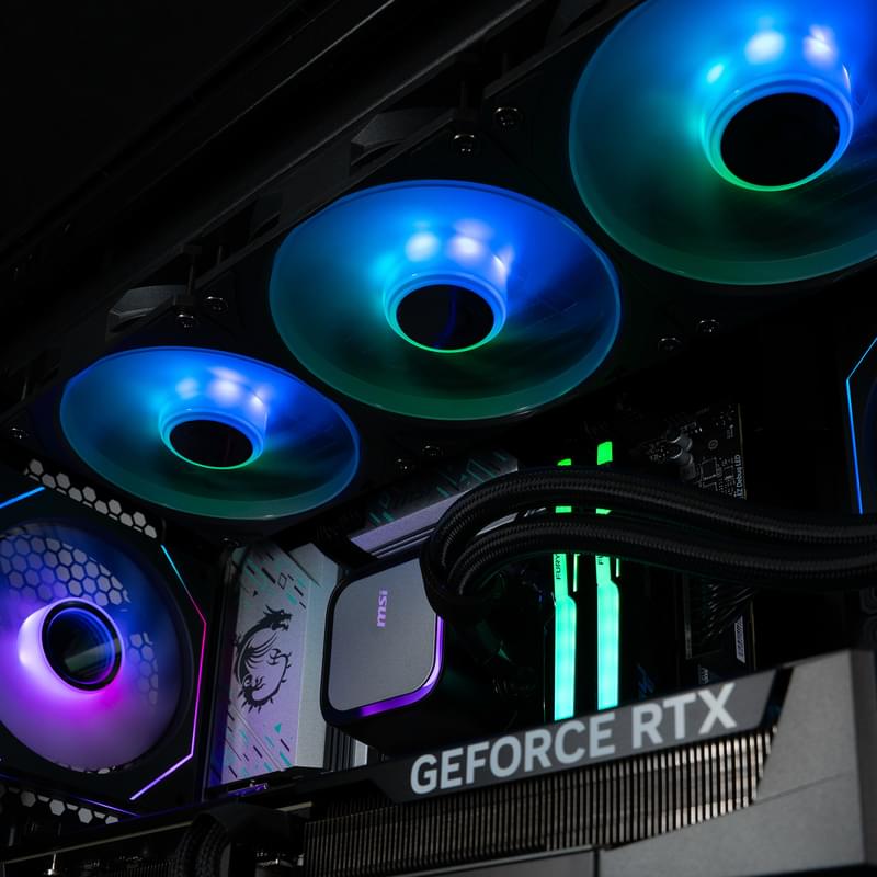 Игровой компьютер TechnoGaming 282(AR7-7700/RTX5070 12GB/D5 32GB/SSD 2TB/B650M Gaming Plus/V100 BK) + Win11 - фото #11, Technodom.kz